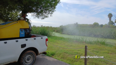 La Diputación intensifica tras las lluvias las actuaciones de vigilancia, muestreo y control de las poblaciones de mosquitos