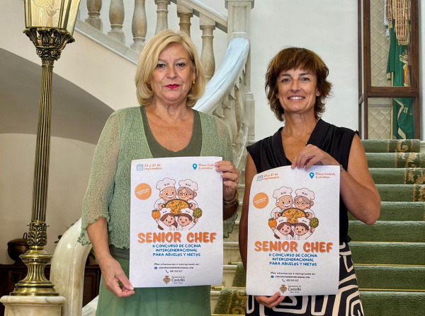 Castellón acoge la segunda edición de Senior Chef: 20 parejas intergeneracionales competirán en la plaza Fadrell