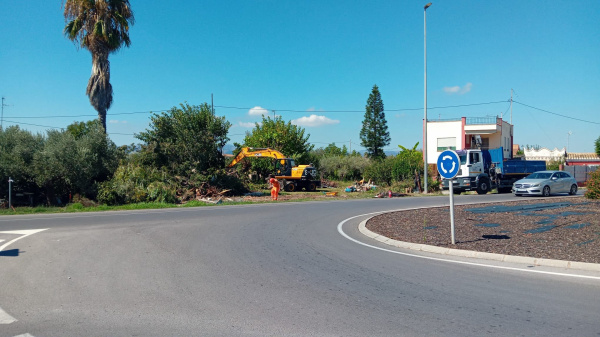Las máquinas inician las obras de la avenida Cañada Blanch en Burriana tras completar los estudios topográficos