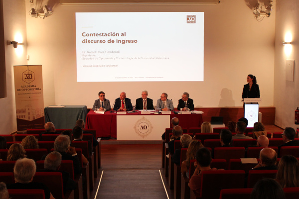 La Comunitat Valenciana inaugura su primera Academia de Optometría con seis académicos numerarios