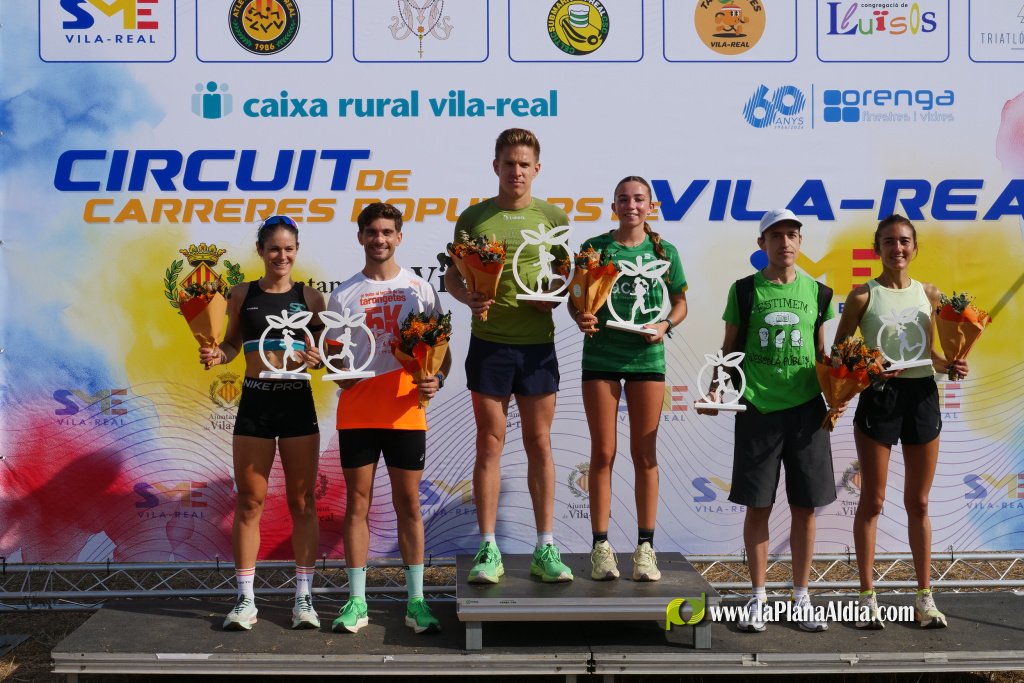 Rub�n Mu�oz i Marta Beltr�n guanyen la 5K Volta al terme de Les Tarongetes, destinada a l'Associaci� CDKL5