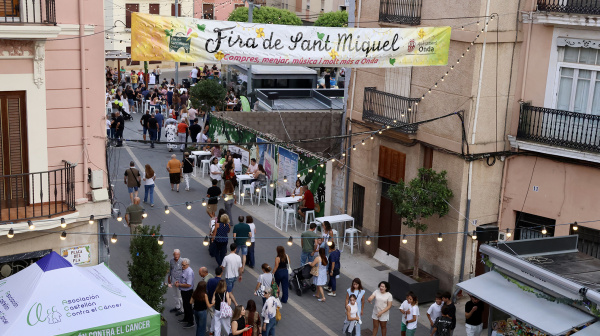 Onda despide una multitudinaria Fira de Sant Miquel con tres días de comercio, gastronomía y ocio