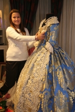 Maria del Carmen Capdevila, fallera mayor infantil del Club Ortega