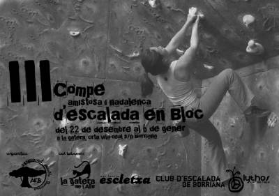 El Agrupament Escolta Borriana celebra el III Campeonato Amistoso y Navideño de Escalada en Bloque