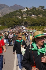 Miles de personas peregrinan a la Magdalena