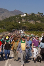 Miles de personas peregrinan a la Magdalena