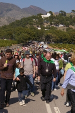 Miles de personas peregrinan a la Magdalena