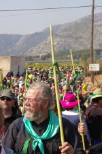 Miles de personas peregrinan a la Magdalena