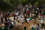 Miles de personas peregrinan a la Magdalena