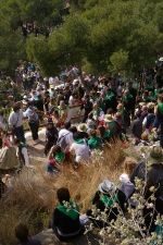 Miles de personas peregrinan a la Magdalena