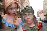 Las fallas ya lucen en sus emplazamientos.