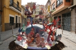 Las fallas ya lucen en sus emplazamientos.