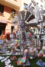 Las fallas ya lucen en sus emplazamientos.