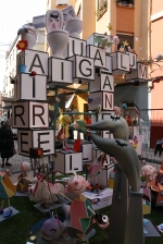 Las fallas ya lucen en sus emplazamientos.