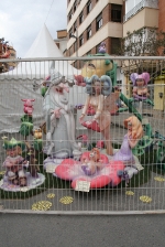 Las fallas ya lucen en sus emplazamientos.
