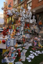 Las fallas ya lucen en sus emplazamientos.