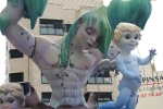 Las fallas ya lucen en sus emplazamientos.
