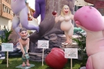 Las fallas ya lucen en sus emplazamientos.