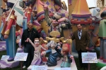 Las fallas ya lucen en sus emplazamientos.