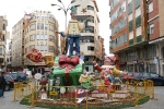 Las fallas ya lucen en sus emplazamientos.
