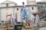 Las fallas ya lucen en sus emplazamientos.