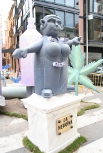 Las fallas ya lucen en sus emplazamientos.