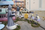 Las fallas ya lucen en sus emplazamientos.
