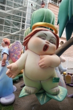 Las fallas ya lucen en sus emplazamientos.