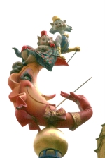 Las fallas ya lucen en sus emplazamientos.