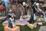 Las fallas ya lucen en sus emplazamientos.