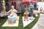 Las fallas ya lucen en sus emplazamientos.