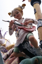 Las fallas ya lucen en sus emplazamientos.