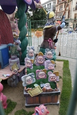 Las fallas ya lucen en sus emplazamientos.