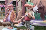 Las fallas ya lucen en sus emplazamientos.