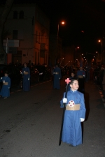 La Hermandad de la Oración en el Huerto desfila en el Sábado de Pasión.