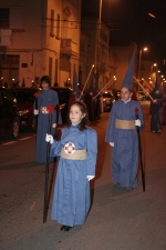 La Hermandad de la Oración en el Huerto desfila en el Sábado de Pasión.