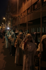 La Hermandad de la Oración en el Huerto desfila en el Sábado de Pasión.