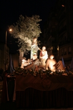 La Hermandad de la Oración en el Huerto desfila en el Sábado de Pasión.