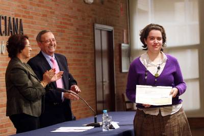 Reconocimiento a la estudiante alcorina Mª Teresa Pallarés