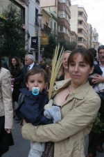 Gran manifestación relegiosa del Domingo de Ramos
