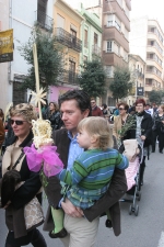 Gran manifestación relegiosa del Domingo de Ramos