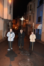 El mal tiempo no impidió la procesión del Santo Entierro