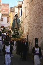Centenares de Valleros acuden al 'Encuentro'.