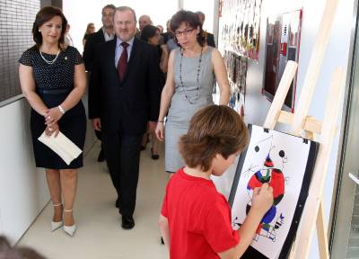 Font de Mora inaugura el colegio Pintor Sorolla
