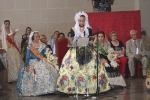 La reina fallera infantil participó en la ofrenda de Alicante.