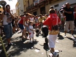 Encierro infantil (toros pequeños)