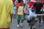 Encierro infantil (toros pequeños)