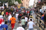 Tres heridos en el encierro de los disfraces.