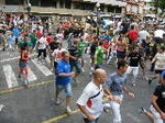 Tres heridos en el encierro de los disfraces.