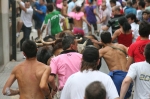 Tres heridos en el encierro de los disfraces.